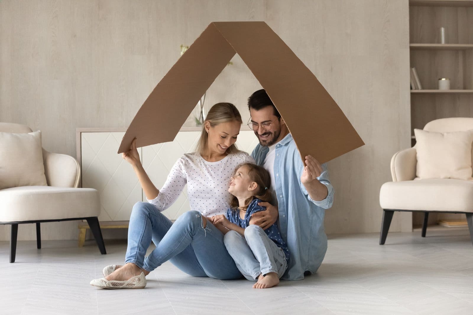 famille sous un toit